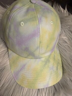 Hurley Tie-Dye Pastel Baseball Cap - Yellow, Green & Lavender
